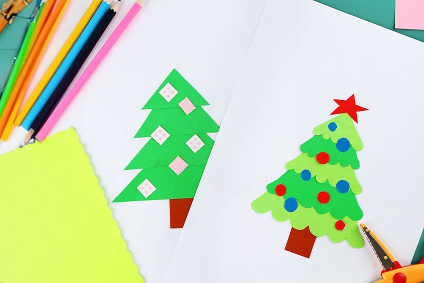 3 tarjetas navideñas que los peques pueden hacer (bonitas y fáciles)