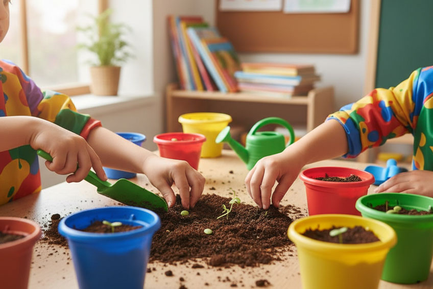 Aprender haciendo:  proyectos divertidos que conectan la escuela con la vida real