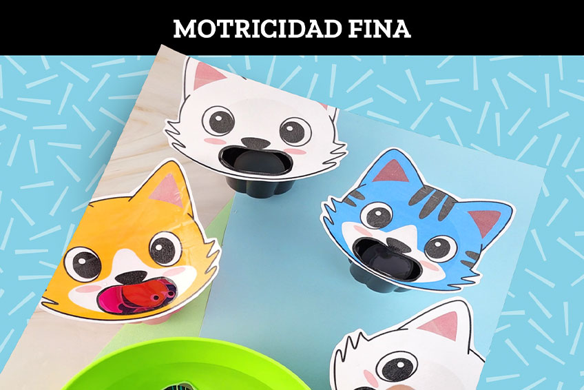 Motricidad fina pescando