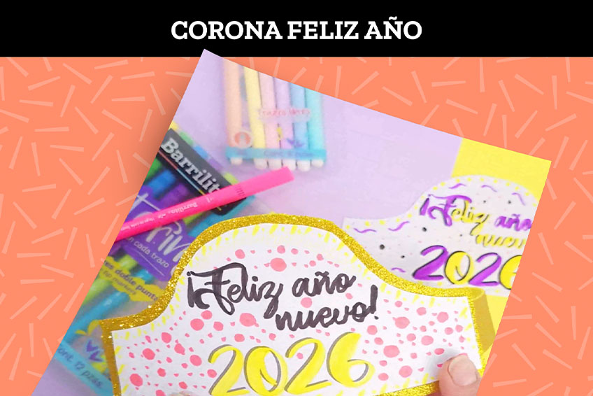 Corona feliz año 2026
