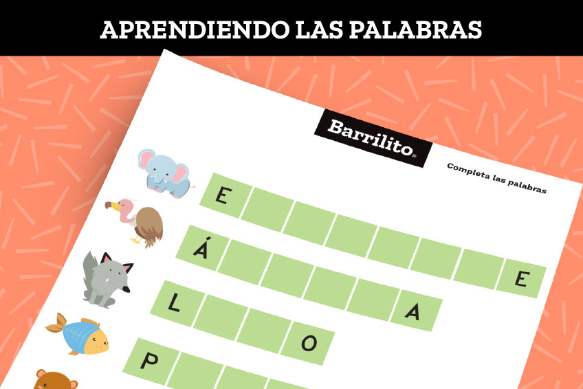 Aprendiendo las palabras