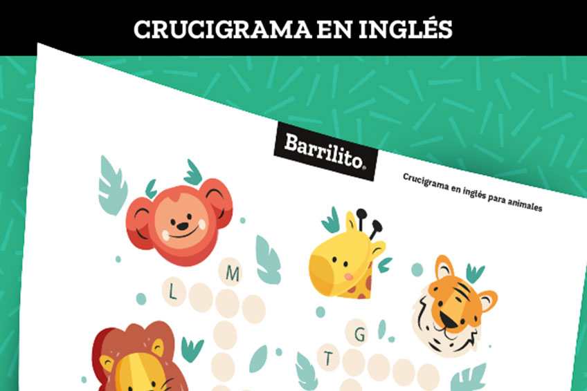 Crucigrama en inglés