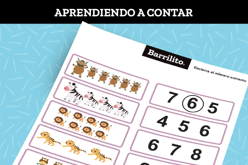 Aprendiendo a contar con animalitos