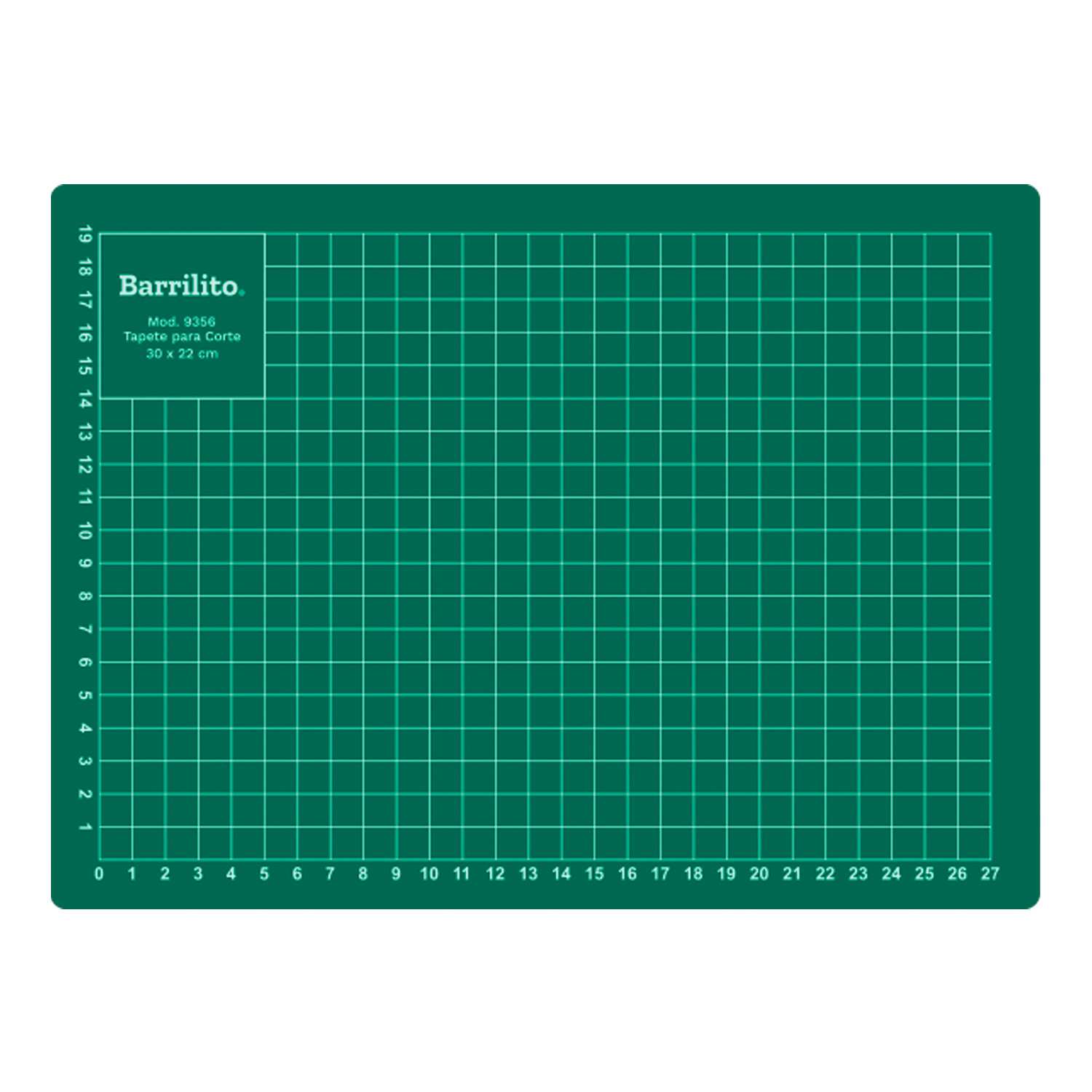 Tapete para Corte Chico verde 30x22cm Verde