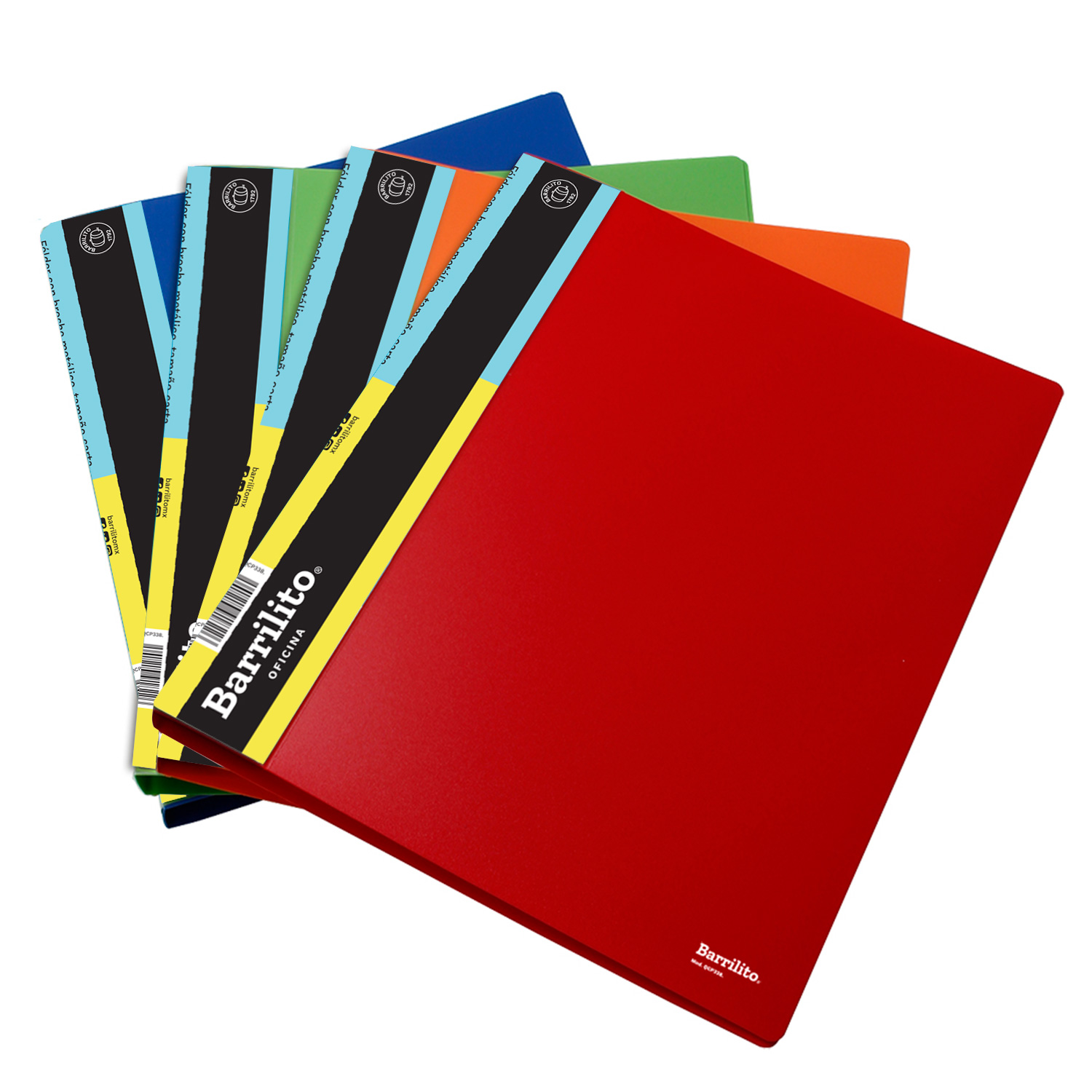 Fólder Plástico Carta con Broche Metálico