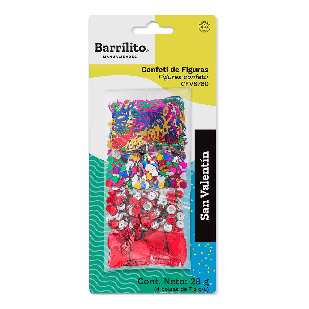 Confeti de figuras de san Valentín para decoración, 24 piezas
