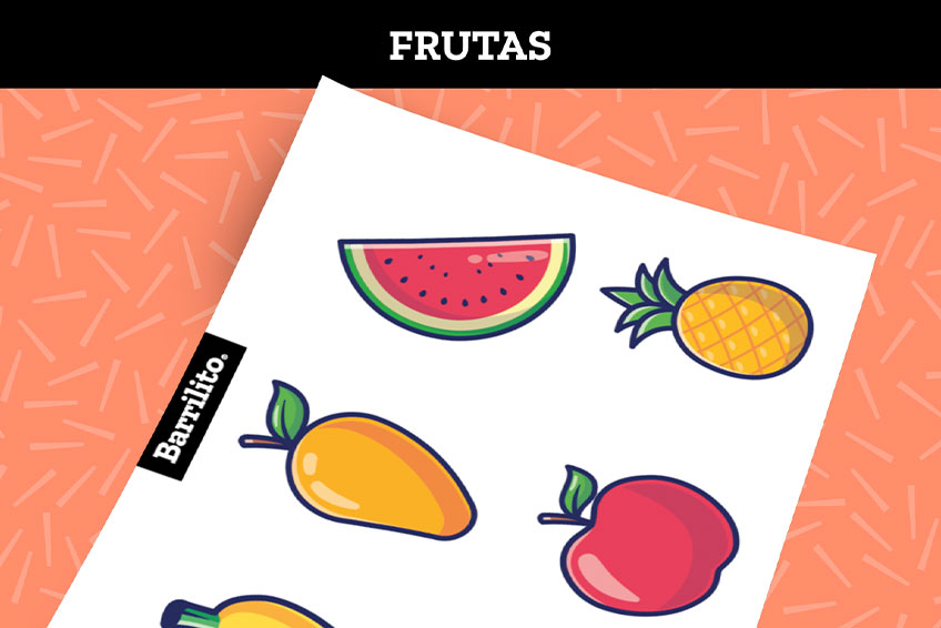 Relaciona las frutas